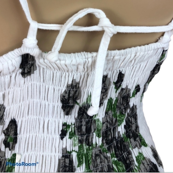 Boutique Floral tiered gauze ruffled maxi dress - Picture 3 of 4